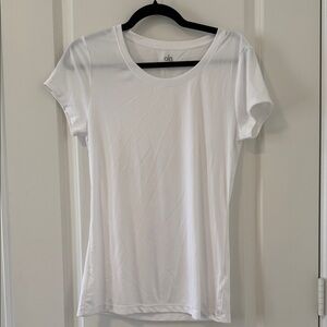 ALO Yoga Classic White Short Sleeve Tee